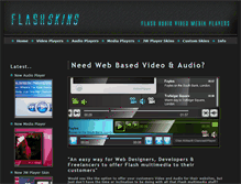 Tablet Screenshot of flashskins.co.uk